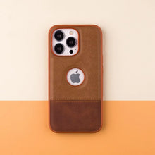 Load image into Gallery viewer, HBD Luxury Logo Cut Leather Case For iPhone 13 Series