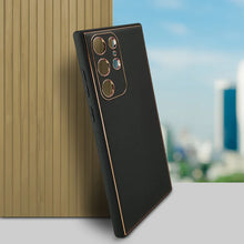 Load image into Gallery viewer, Luxury Design Leather Back Case Samsung Galaxy S22 Ultra