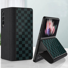 Load image into Gallery viewer, Samsung Galaxy Z Fold 3 Check Pattern Back Case