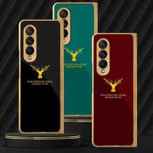 Load image into Gallery viewer, Deer Pattern Glass Case Samsung Galaxy Z Fold Series