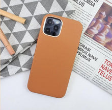 Load image into Gallery viewer, iPhone 13 Luxury Genuine Leather Case