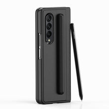 Load image into Gallery viewer, Galaxy Z Fold 3 Newest Anti Drop PU Leather Flip Full Cover With Pen Holder