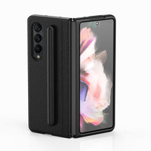 Load image into Gallery viewer, Galaxy Z Fold 3 Newest Anti Drop PU Leather Flip Full Cover With Pen Holder