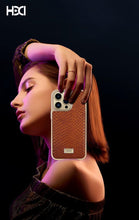 Load image into Gallery viewer, PU Leather Crocodile Pattern Protective Back Case For iPhone Series