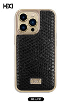 Load image into Gallery viewer, PU Leather Crocodile Pattern Protective Back Case For iPhone Series