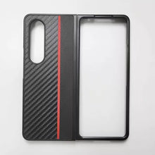 Load image into Gallery viewer, Luxury Carbon Fiber Pattern Phone Cover Samsung Galaxy Z Fold 3