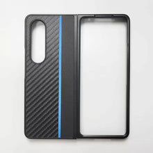 Load image into Gallery viewer, Luxury Carbon Fiber Pattern Phone Cover Samsung Galaxy Z Fold 3