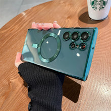 Load image into Gallery viewer, Classic Plating Edge MagSafe Back Case For Galaxy S23 Ultra