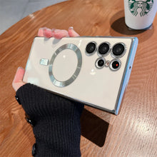 Load image into Gallery viewer, Classic Plating Edge MagSafe Back Case For Galaxy S23 Ultra