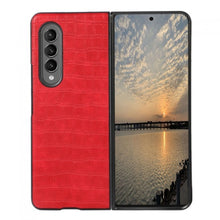 Load image into Gallery viewer, Croco Leather Pattern Case for Galaxy Z Fold 4