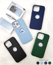 Load image into Gallery viewer, Vegan Leather Case with Logo Cut for iPhone 13 Series