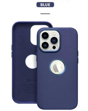 Load image into Gallery viewer, Vegan Leather Case with Logo Cut for iPhone 13 Series