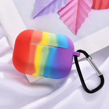 Load image into Gallery viewer, Rainbow Liquid Silicone Earbuds Case