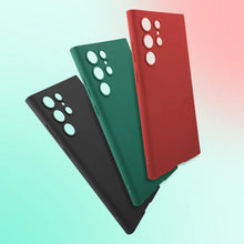 Load image into Gallery viewer, Slim Silicon Protective Back Case For Galaxy S22 Ultra