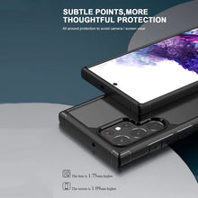Load image into Gallery viewer, Transparent Shockproof Hard Back Silicone Frame Case For Samsung Galaxy S22 Ultra