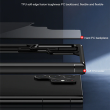 Load image into Gallery viewer, Transparent Shockproof Hard Back Silicone Frame Case For Samsung Galaxy S22 Ultra