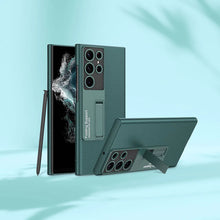 Load image into Gallery viewer, Galaxy S Series Protective Standing Leather Cover With S Pen Slot