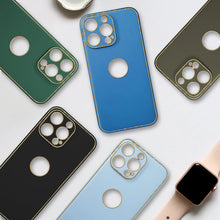 Load image into Gallery viewer, iPhone13-Series Leather Shield Matte Back Case