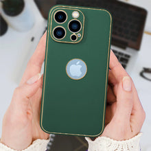 Load image into Gallery viewer, iPhone13-Series Leather Shield Matte Back Case