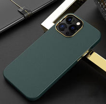 Load image into Gallery viewer, iPhone 13 Pro Max Luxury Genuine Leather Case
