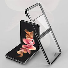 Load image into Gallery viewer, Galaxy Z Flip 4 Premium Transparent Glitter Back Case
