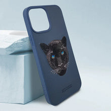 Load image into Gallery viewer, Panther - iPhone 14/14plus/14 pro max Savanna Series Genuine Santa Barbara Leather Case