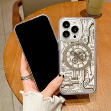 Load image into Gallery viewer, iPhone 14 Series Mechanical Design MagSafe Transparent Case