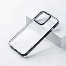 Load image into Gallery viewer, Chrome Electroplated Hard &amp; Clear Back Case for iPhone Series
