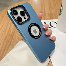 Load image into Gallery viewer, Luxury Camera Protector Stand Case With Logo Cut- iPhone 16 Series
