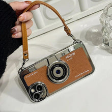 Load image into Gallery viewer, Retro Leather Vintage Camera Case- iPhone
