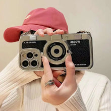 Load image into Gallery viewer, Retro Leather Vintage Camera Case- iPhone
