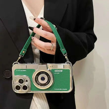 Load image into Gallery viewer, Retro Leather Vintage Camera Case- iPhone
