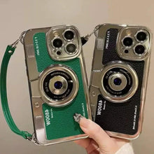 Load image into Gallery viewer, Retro Leather Vintage Camera Case- iPhone
