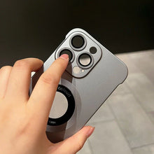 Load image into Gallery viewer, Frameless Chromatic Logocut Magnetic Case for iPhone
