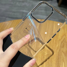 Load image into Gallery viewer, Dual-Tone Splicing Transparent Case for iPhone Series
