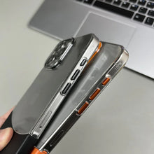 Load image into Gallery viewer, Dual-Tone Splicing Transparent Case for iPhone Series
