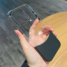 Load image into Gallery viewer, Dual-Tone Splicing Transparent Case for iPhone Series
