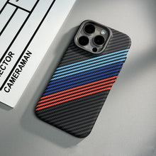 Load image into Gallery viewer, Carbon Hazzel Fiber Stripes Case
