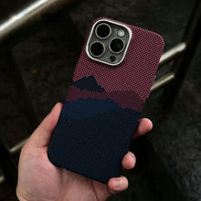 Load image into Gallery viewer, Mountain Texture Kickstand Case for iPhone Series
