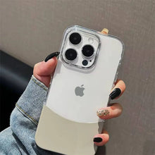 Load image into Gallery viewer, Dual-Tone Splicing Transparent Case for iPhone Series
