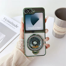 Load image into Gallery viewer, Electroplated Rotating Magnetic Case- Galaxy Z Flip Series
