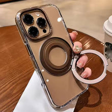 Load image into Gallery viewer, Camera Protector Clear Ring Stand Logo-Cut Case - iPhone Series
