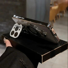 Load image into Gallery viewer, Crystal Ring Lens Bracket and Secure Grip- iPhone
