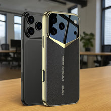 Load image into Gallery viewer, Designer Pattern Leather Shield Case- iPhone
