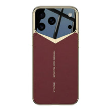 Load image into Gallery viewer, Designer Pattern Leather Shield Case- iPhone
