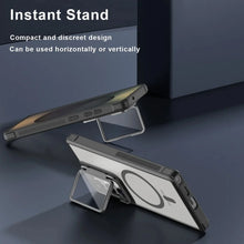 Load image into Gallery viewer, Metal Bracket Magnetic Kickstand Case- Samsung
