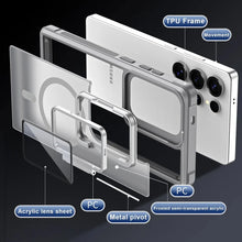 Load image into Gallery viewer, Metal Bracket Magnetic Kickstand Case- Samsung
