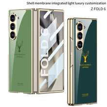 Load image into Gallery viewer, Samsung Galaxy Z Fold 6 Deer Pattern Glass Case
