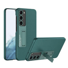 Load image into Gallery viewer, Leather Kickstand Case for Galaxy S24
