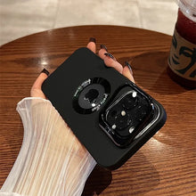 Load image into Gallery viewer, Luxury Camera Protector Stand Case With Logo Cut- iPhone 16 Series
